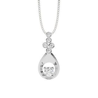 Maci Drop Diamond Pendant For Office Wear